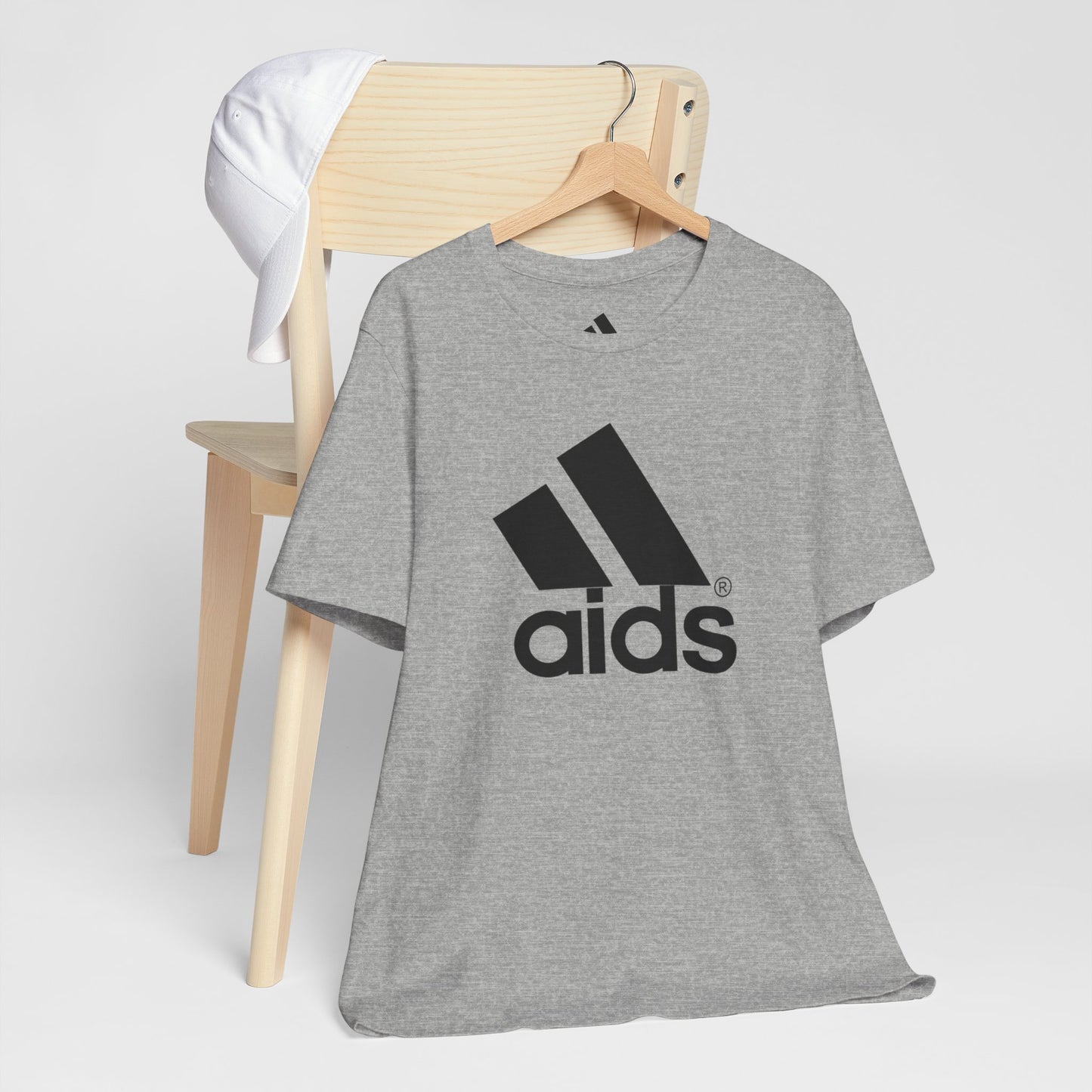 T-SHIRT MEME AIDS - DIFFONDI RISATE NON IL VIRUS 