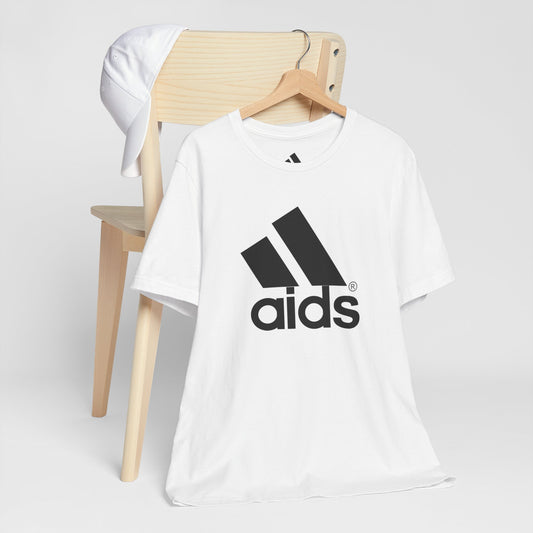 AIDS MEME T-SHIRT - SPREAD LAUGHS NOT THE VIRUS